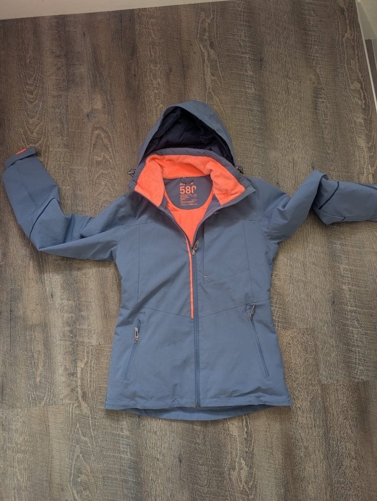 Wedze Ski-jas dames - Blauw/Oranje - Maat M, Maat 38/40 (M), Ophalen of Verzenden, Jack, Decathlon