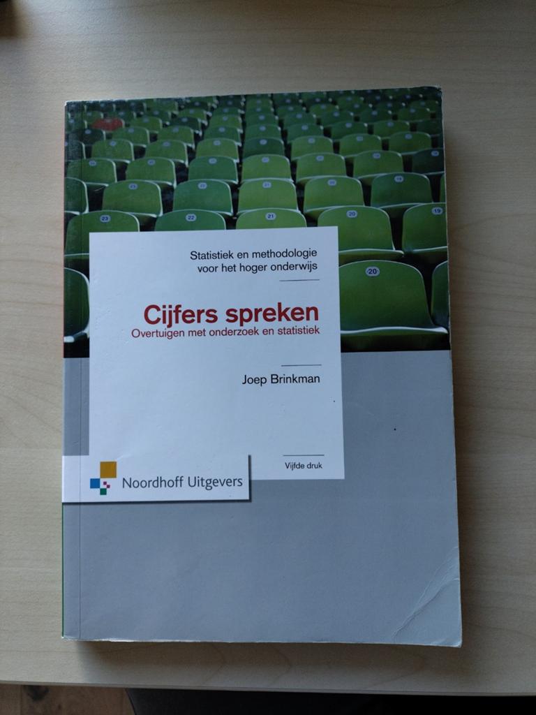 Cijfers Spreken: Statistiek en Methodologie Hoger Onderwijs, Gelezen, Joep Brinkman, Gamma, HBO