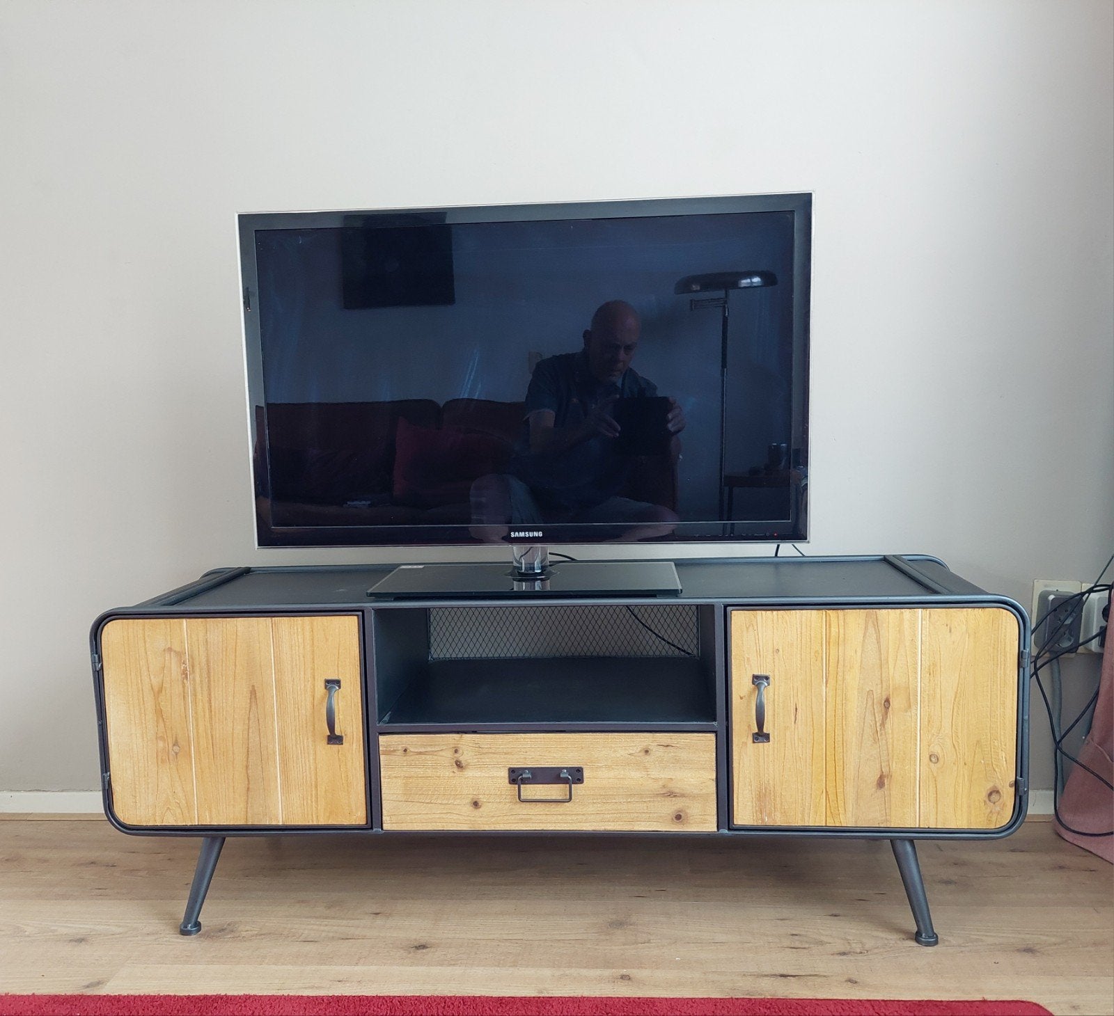 TV meubel vintage stijl, klein formaat, Ophalen, 25 tot 50 cm, 50 tot 100 cm, Minder dan 100 cm