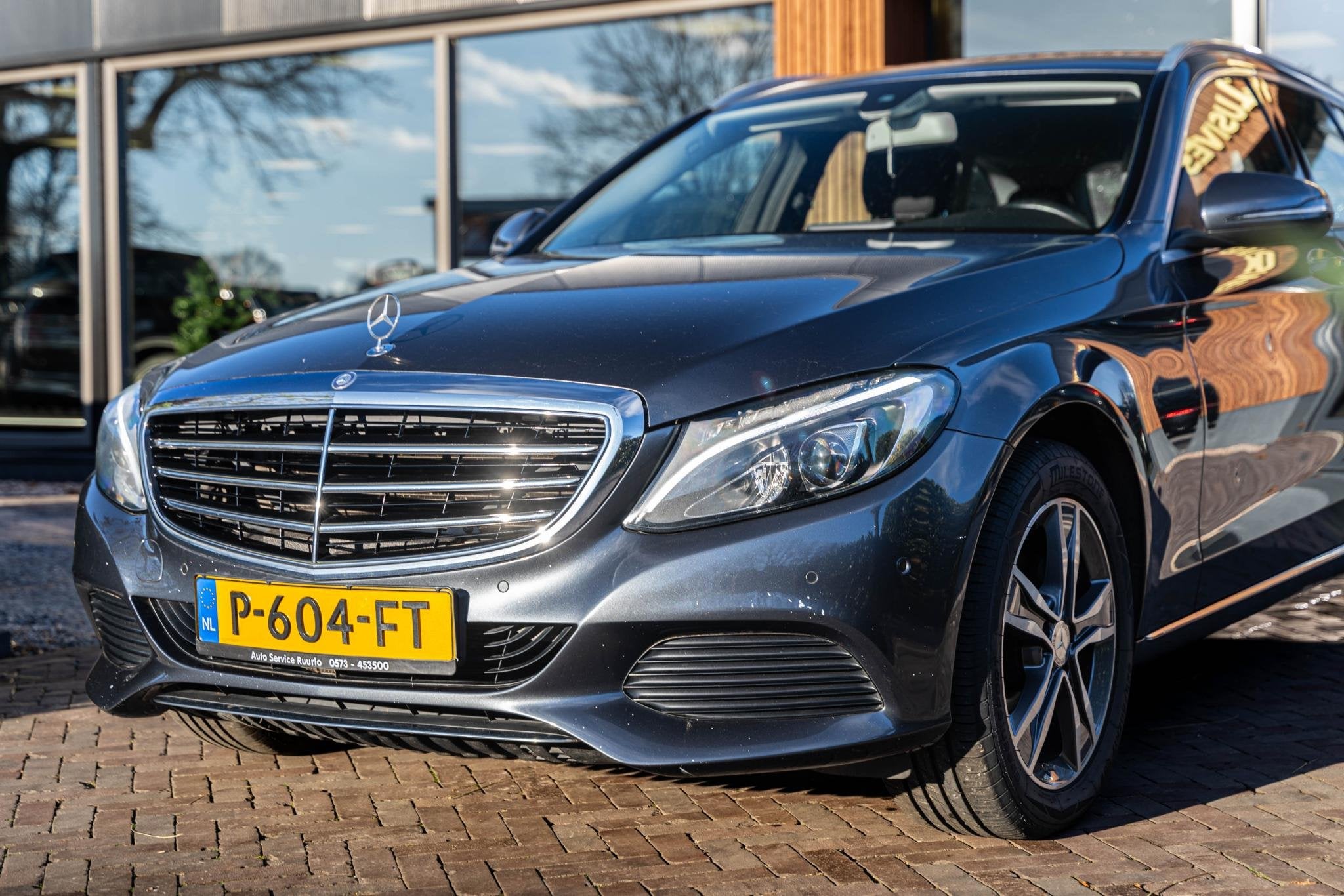 Mercedes-Benz C-klasse Estate 180 Prestige Led PDC Navi Stoe, Auto's, Achterwielaandrijving, Gebruikt, Bluetooth, Handgeschakeld