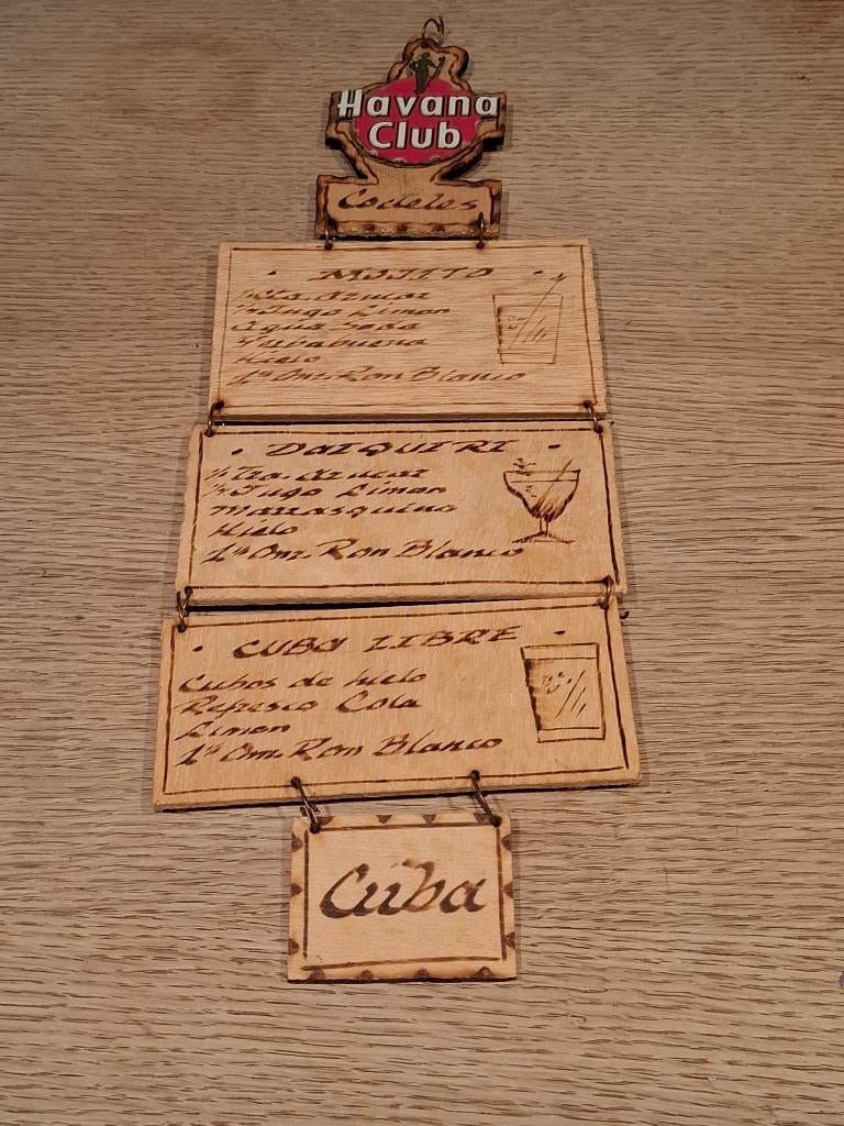 Reclamebord Havana Club, Verzamelen, Ophalen of Verzenden, Nieuw, Reclamebord