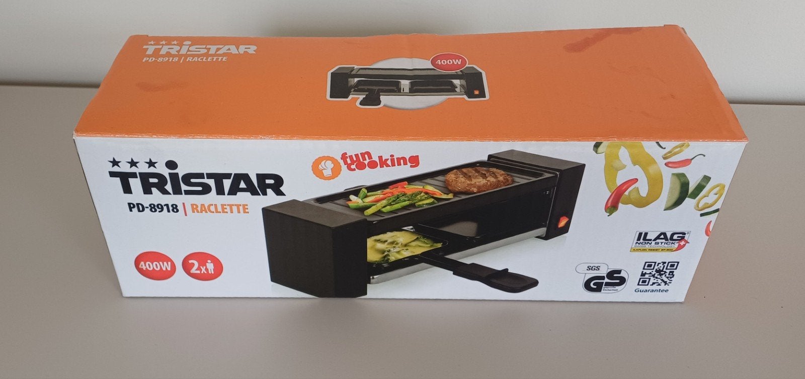 Tristar PD-8918 Raclette Grill - Compact & Nieuw, Ophalen, Nieuw, Tafelgrill