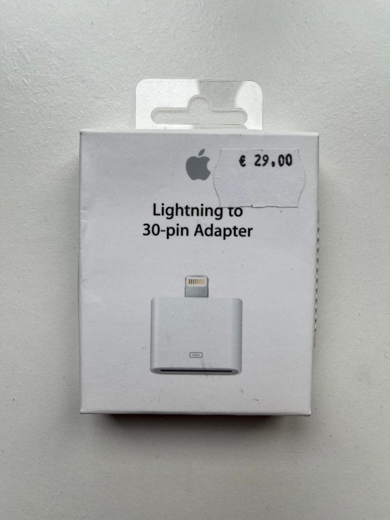 Apple Lightning to 30-pin Adapter (nieuw), Audio, Tv en Foto, Mp3-spelers | Accessoires | Apple iPod, Ophalen of Verzenden, Nieuw