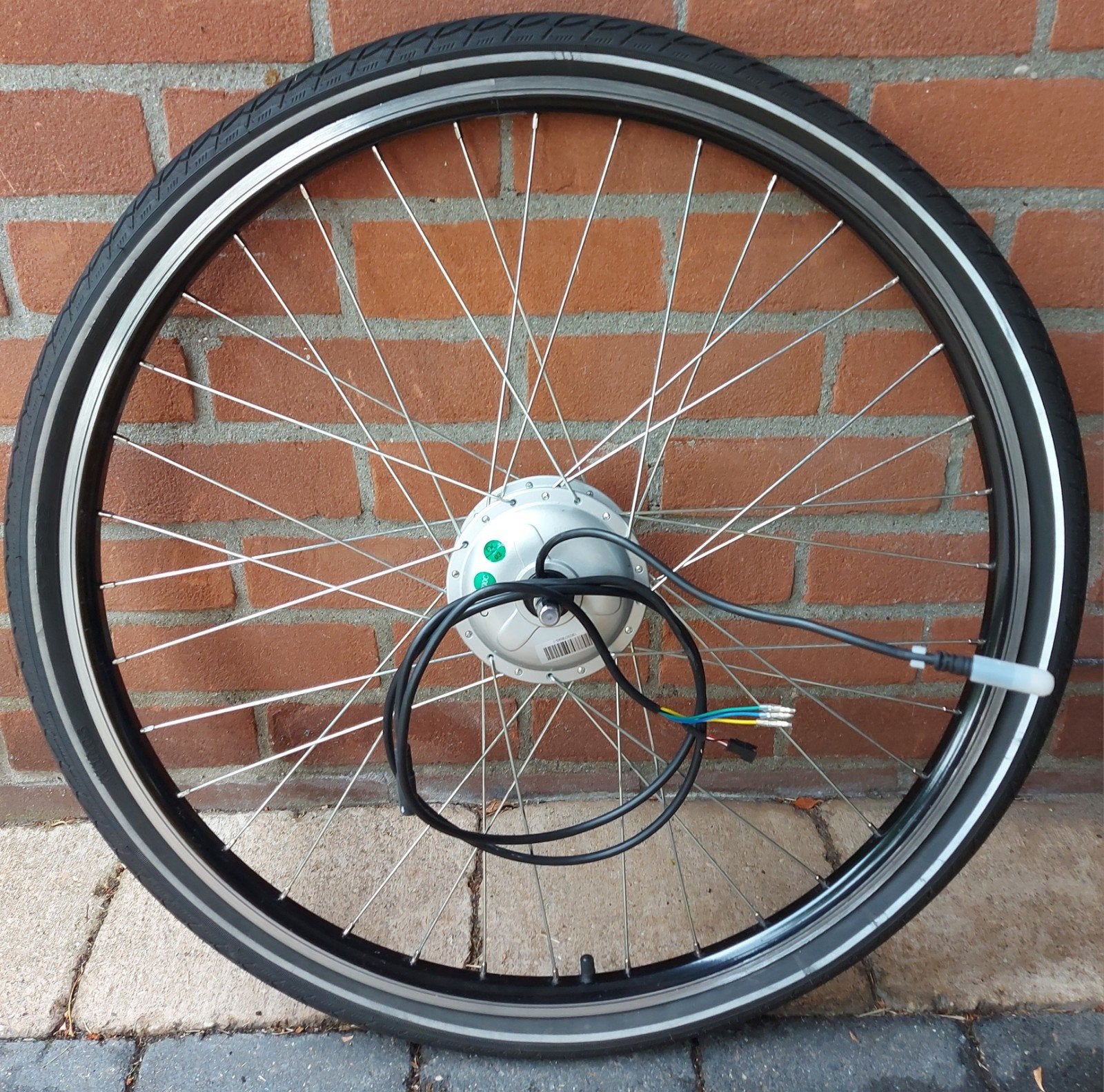 Elektrische fiets voorwiel met motor en controller, Gebruikt, Elektrische fiets, Bafang, Aluminium