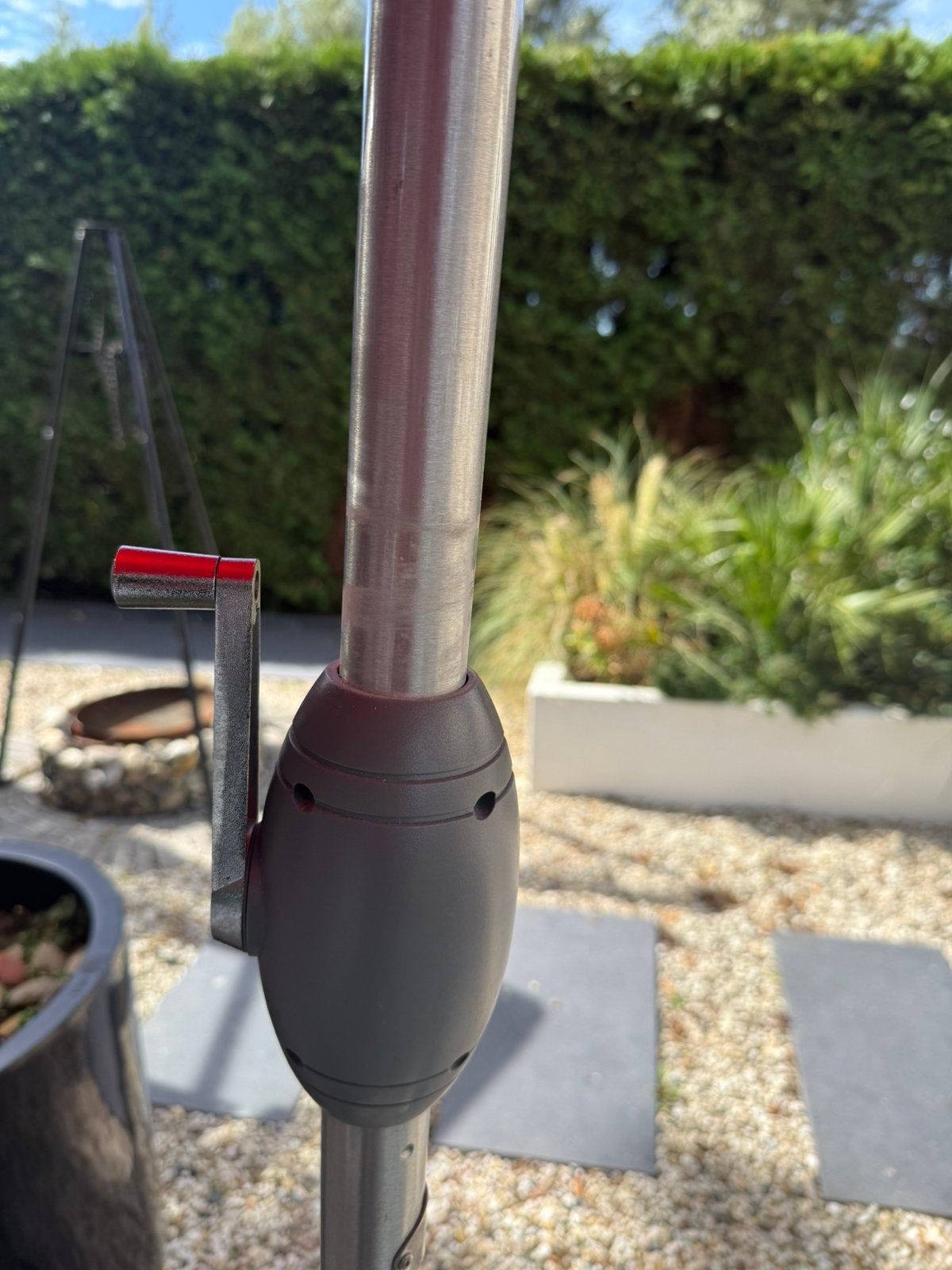 Grote parasole, Tuin en Terras, Ophalen, Zo goed als nieuw, Minder dan 1 meter, Zweefparasol