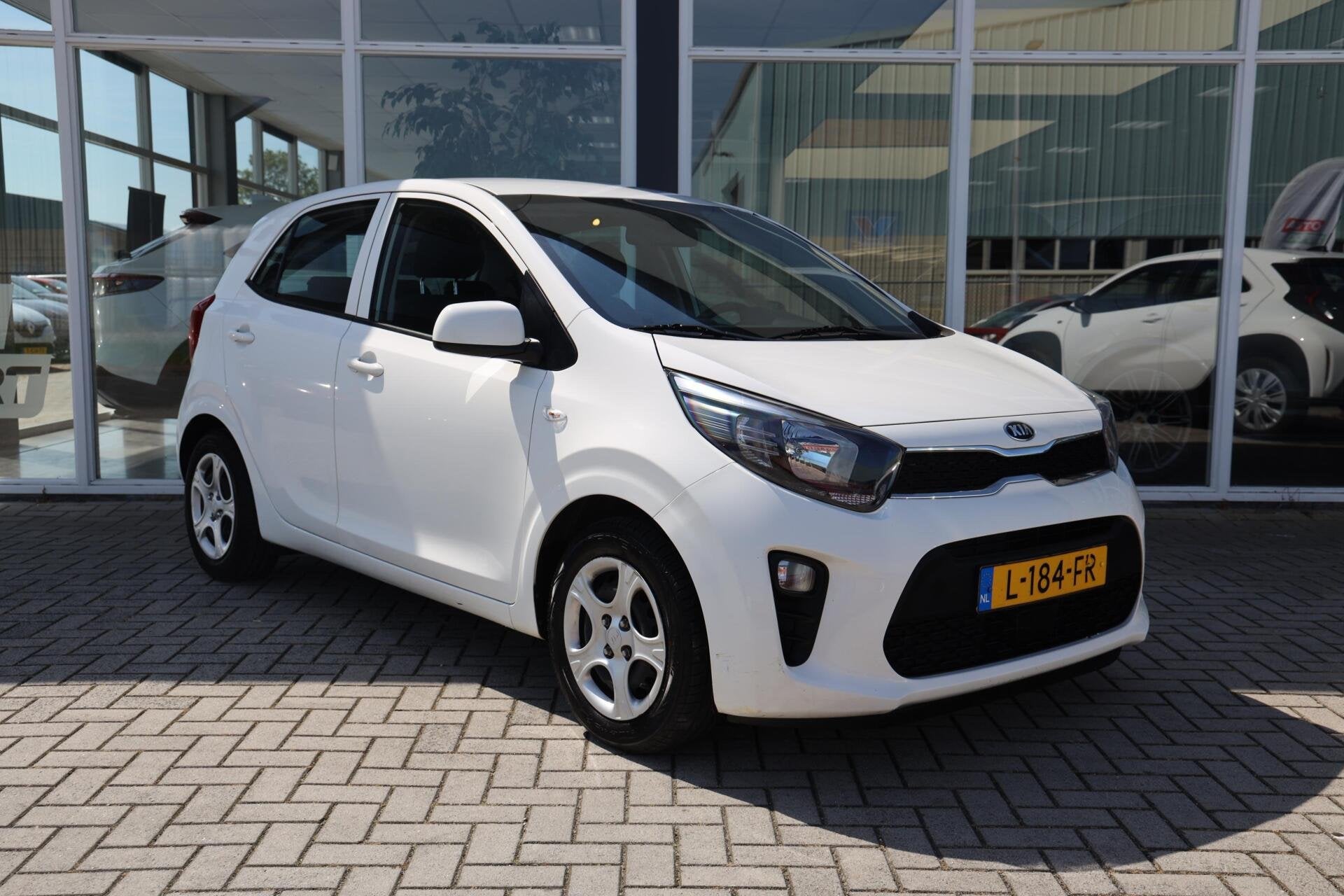 Kia Picanto 1.0 DPi ComfortLine 5p|Airco|Elek. Ramen|Cruise, Voorwielaandrijving, Gebruikt, Wit, Origineel Nederlands