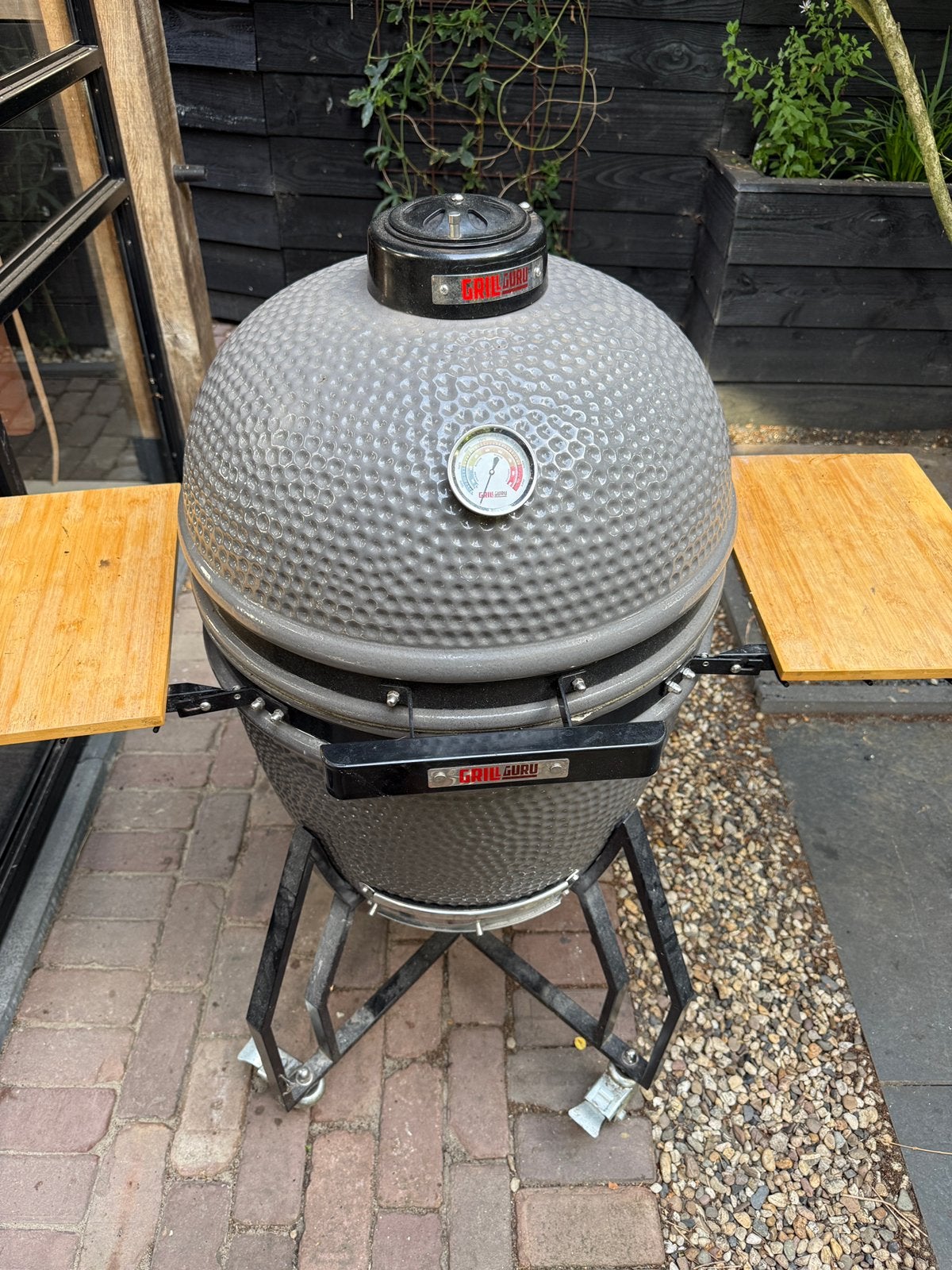 Grill guru large compleet, Tuin en Terras, Houtskoolbarbecues, Ophalen, Gebruikt