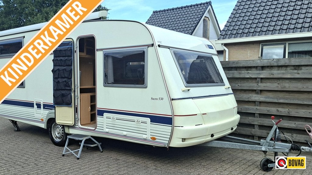 Wilk Stern 530 TK Mover, Thule Luifel, FD, Caravans en Kamperen, Overige typen, Fietsenrek, Bedrijf, Treinzit