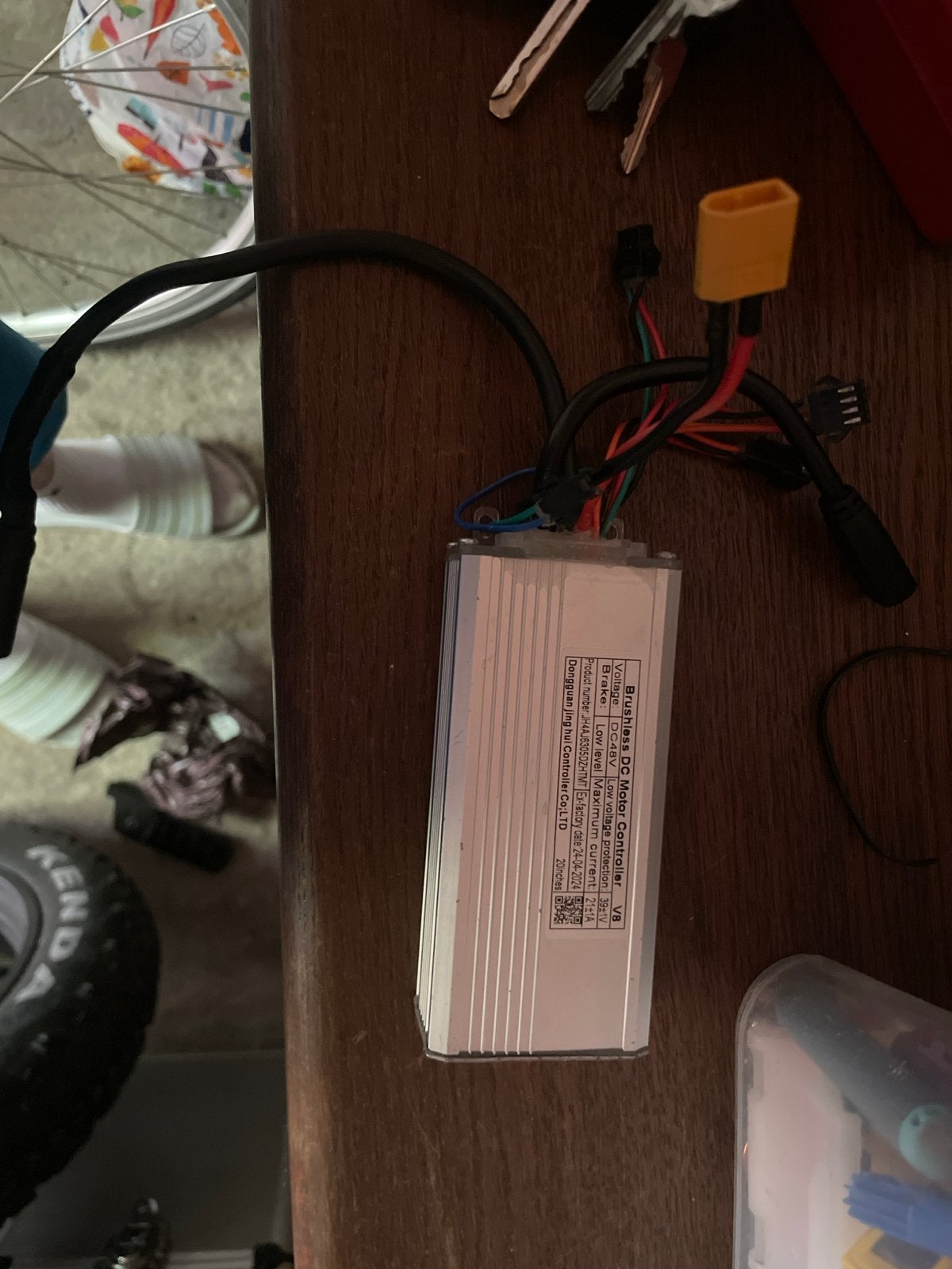 V8 Brushless DC Motor Controller 48V - Opvoerbaar, Elektrische fiets, Overige materialen, Overige typen, Nieuw
