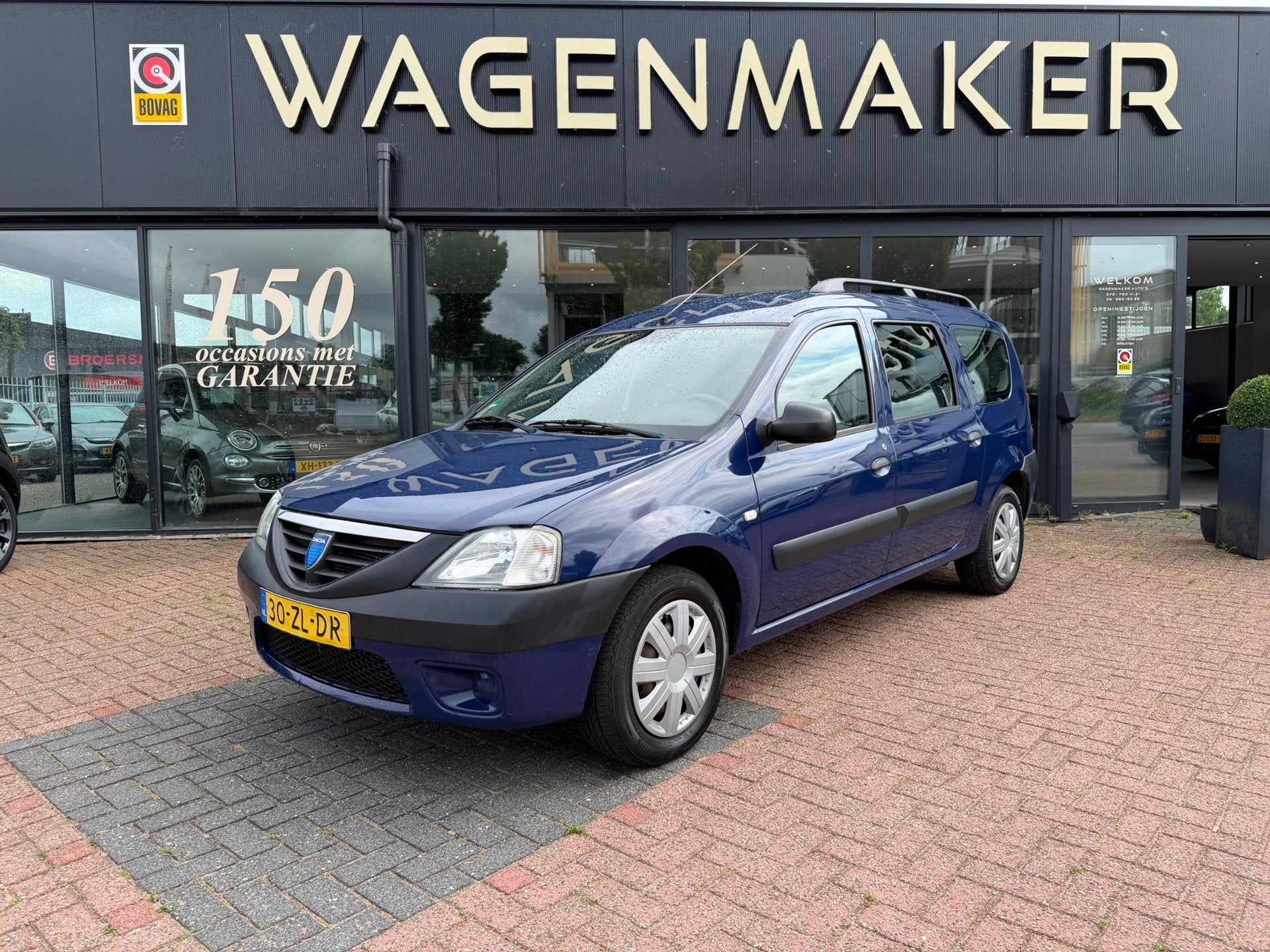 Dacia Logan MCV 1.6 Ambiance 7p. | 6e en 7e stoel mist!, Auto's, Dacia, 13 km/l, Stof, Gebruikt, Origineel Nederlands