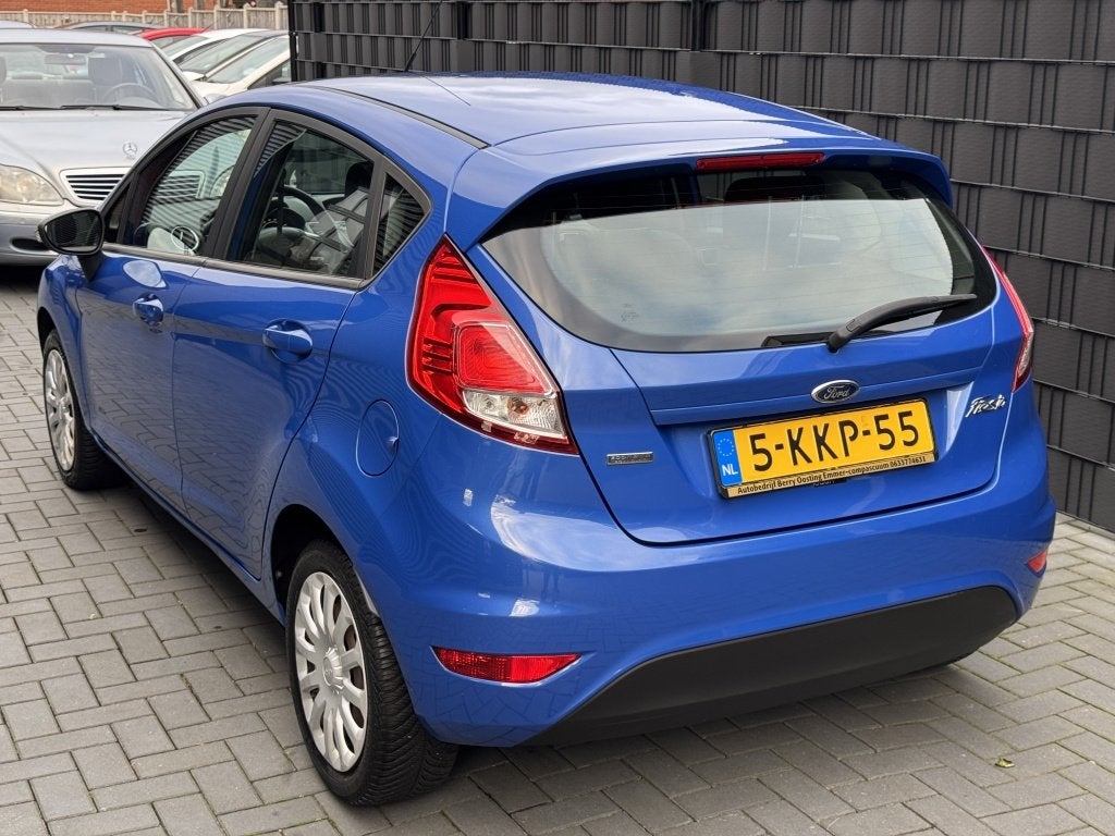 Ford Fiesta 1.0 Champion| BLAUW| 5DRS| AIRCO| NIEUWE RIEM, 65 pk, Euro 5, Stof, 525 kg