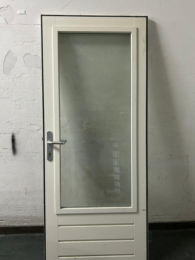 Hard houten deur, Doe-het-zelf en Verbouw, Deuren en Horren, Ophalen of Verzenden, Zo goed als nieuw, Binnendeur, 200 tot 215 cm