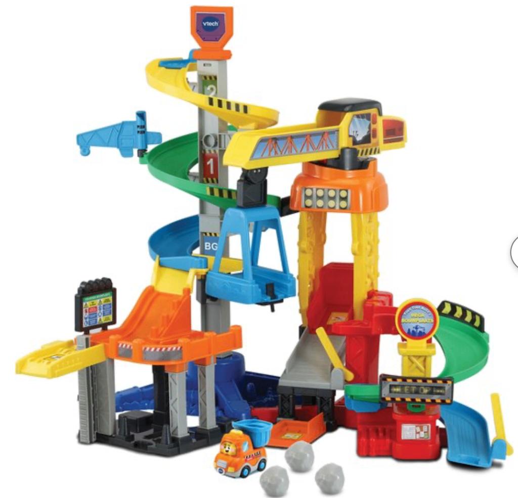 VTech Toet Toet Auto's Mega Bouwplaats Speelset - Educative, Ophalen, Zo goed als nieuw, 2 tot 4 jaar