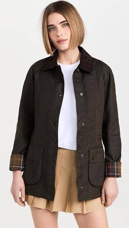 Barbour Classic Beadnell Wax Jacket Olive 44, Barbour, Maat 42/44 (L), Nieuw, Ophalen of Verzenden