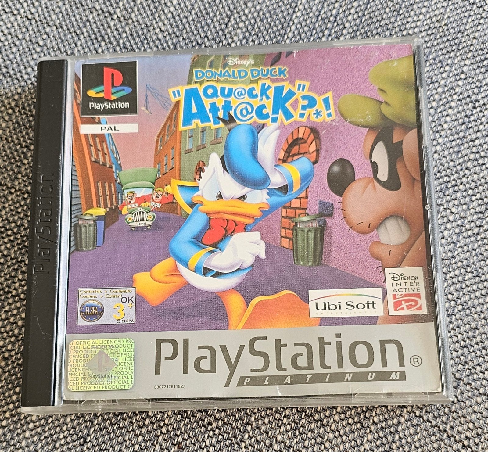 PS1 Donald Duck Quack Attack, Spelcomputers en Games, Games | Sony PlayStation 1, Avontuur en Actie, 1 speler, Ophalen of Verzenden