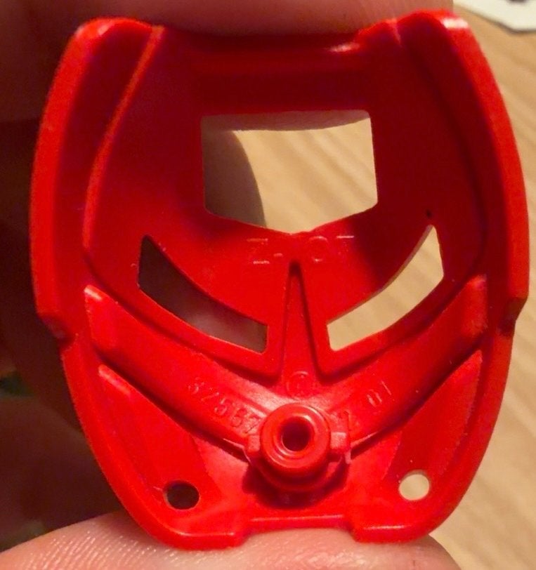 LEGO BIONICLE Red Ruru Mask Rare Variant Genuine Exc. Cond., Ophalen, Gebruikt, Overige merken
