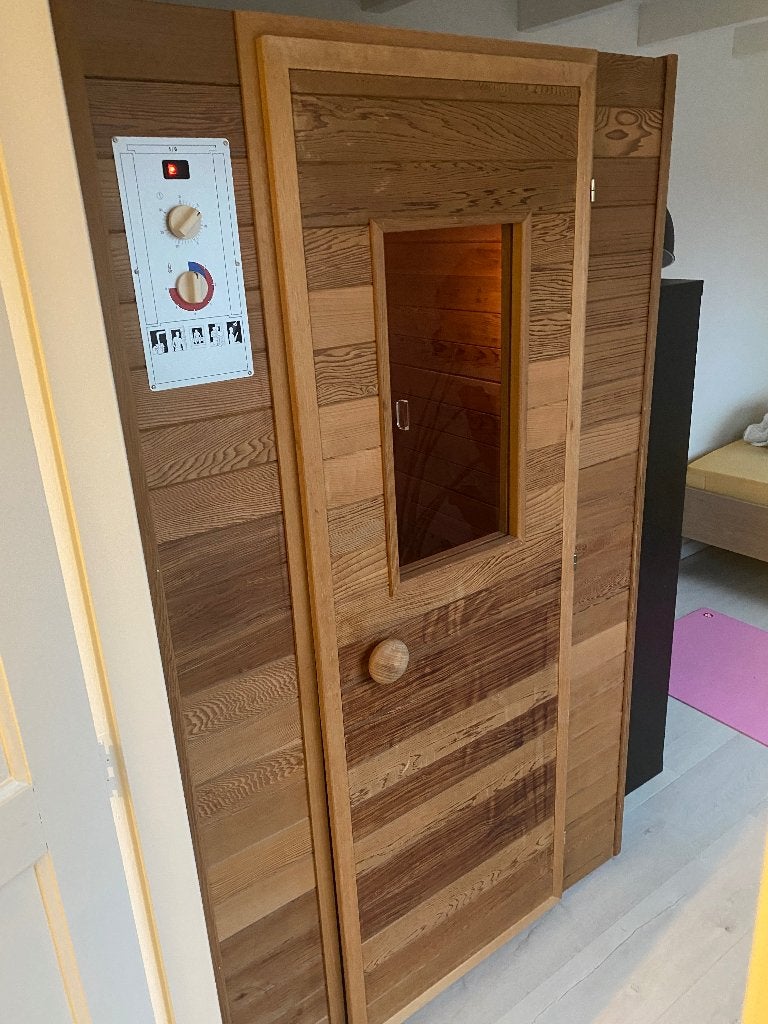 Infrarood sauna voor 1-2 personen, Sport en Fitness, Sauna, Ophalen, Gebruikt, Infrarood, Complete sauna