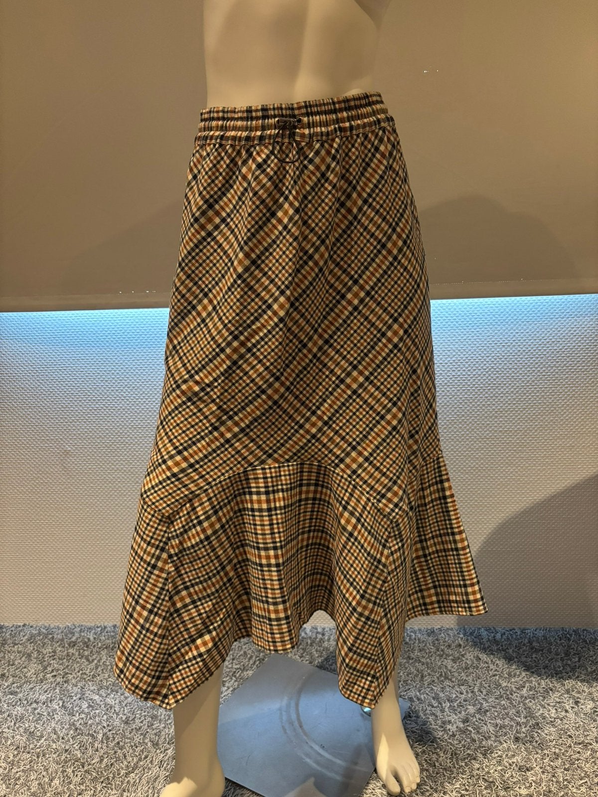 Moliin geruite rok maat m, Kleding | Dames, Maat 38/40 (M), ., Beige, Ophalen of Verzenden