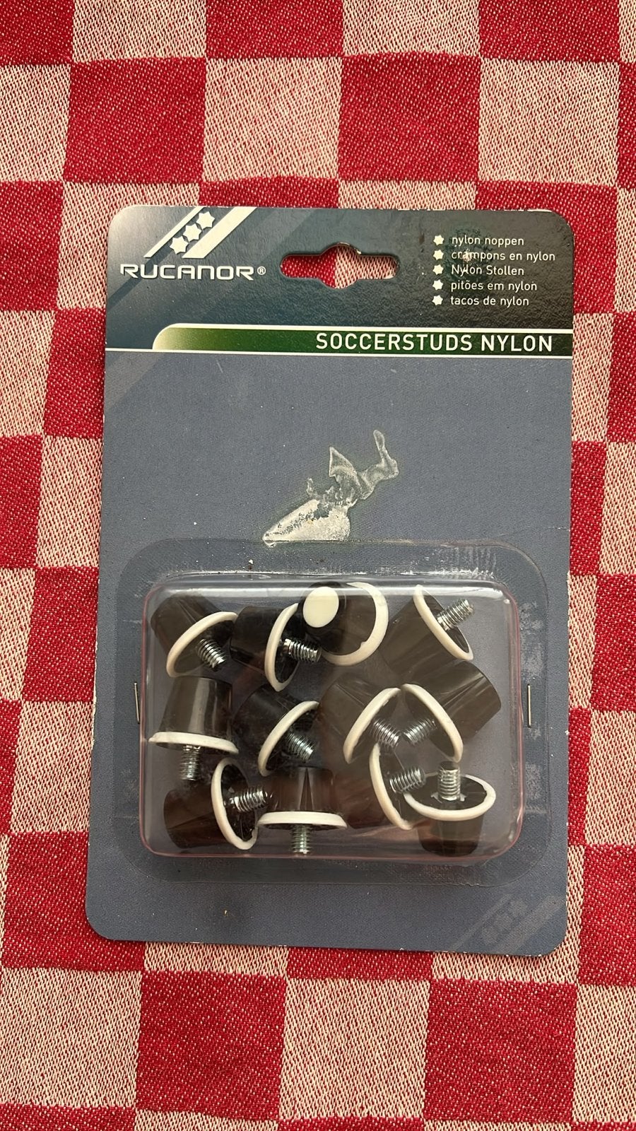 Rucanor Voetbal Noppen Nylon - Nieuw in verpakking, Ophalen of Verzenden, Nieuw, Overige typen