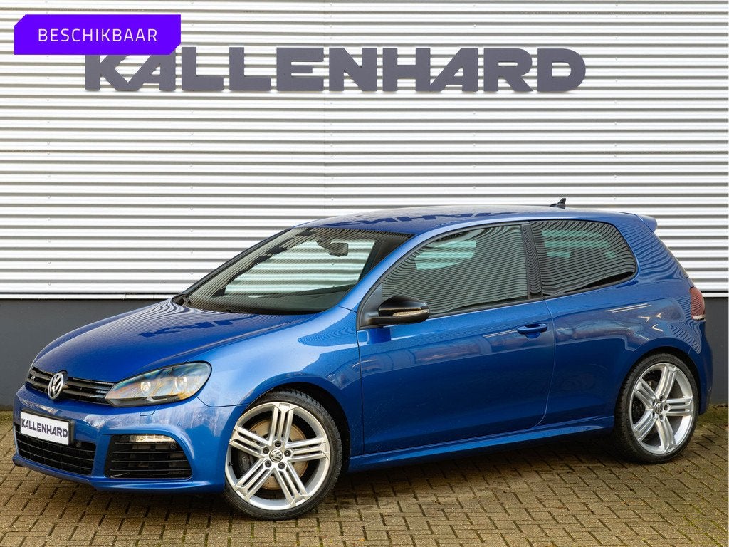 Volkswagen Golf 2.0 R 4-Motion - DSG - Camera - Youngtimer!, Auto's, Volkswagen, Stof, Gebruikt, Zwart, Blauw
