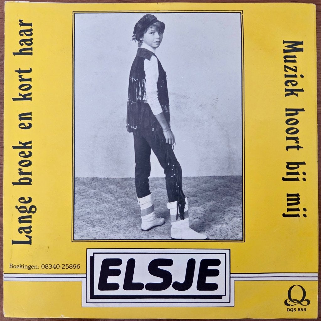 Elsje : Lange broek en kort haar.  Piratensingle, Gebruikt, 7 inch, Levenslied of Smartlap, Overige typen