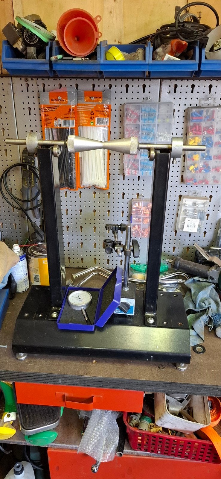 HBM Balanceerapparaat met Micrometer voor Velgen, Ophalen