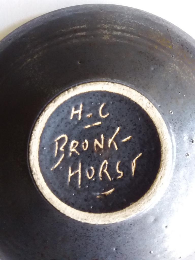 Vintage Asbak Han Cornelissens Bronkhorst 18 cm jaren 60, Ophalen of Verzenden, Zo goed als nieuw, Asbak