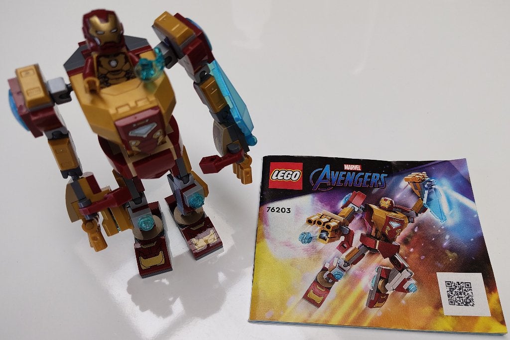 Lego Super Heroes - Iron Man Mech Armor (76203), Ophalen of Verzenden, Gebruikt, Complete set, Lego
