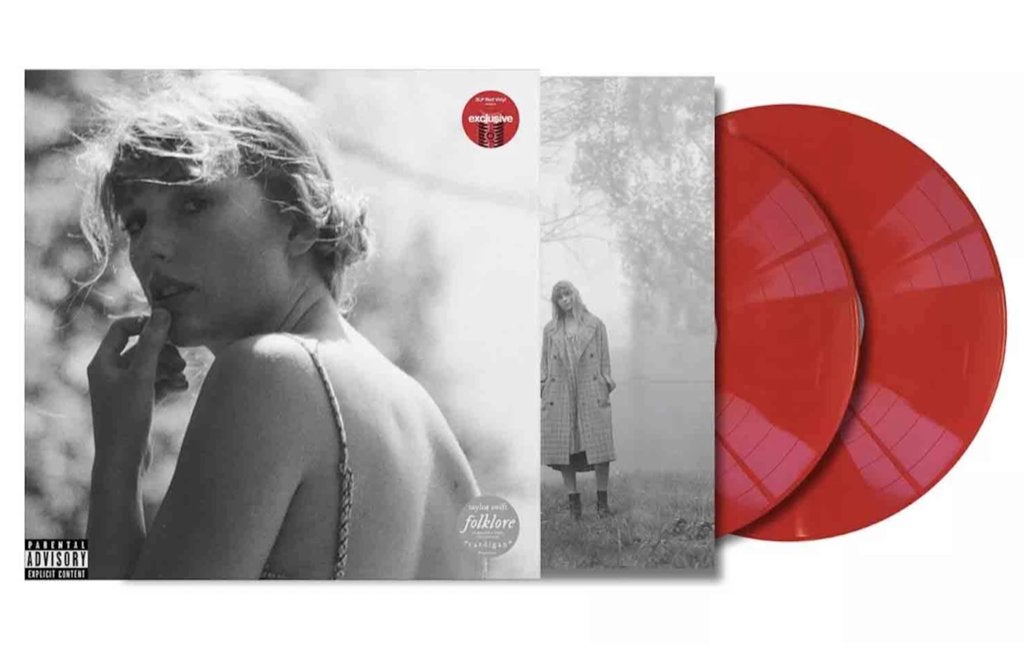 TAYLOR SWIFT Folklore RED Vinyl 2LP Showgirl NIEUW, SEALED, Cd's en Dvd's, Vinyl | Pop, Geseald, 12 inch, Nieuw in verpakking