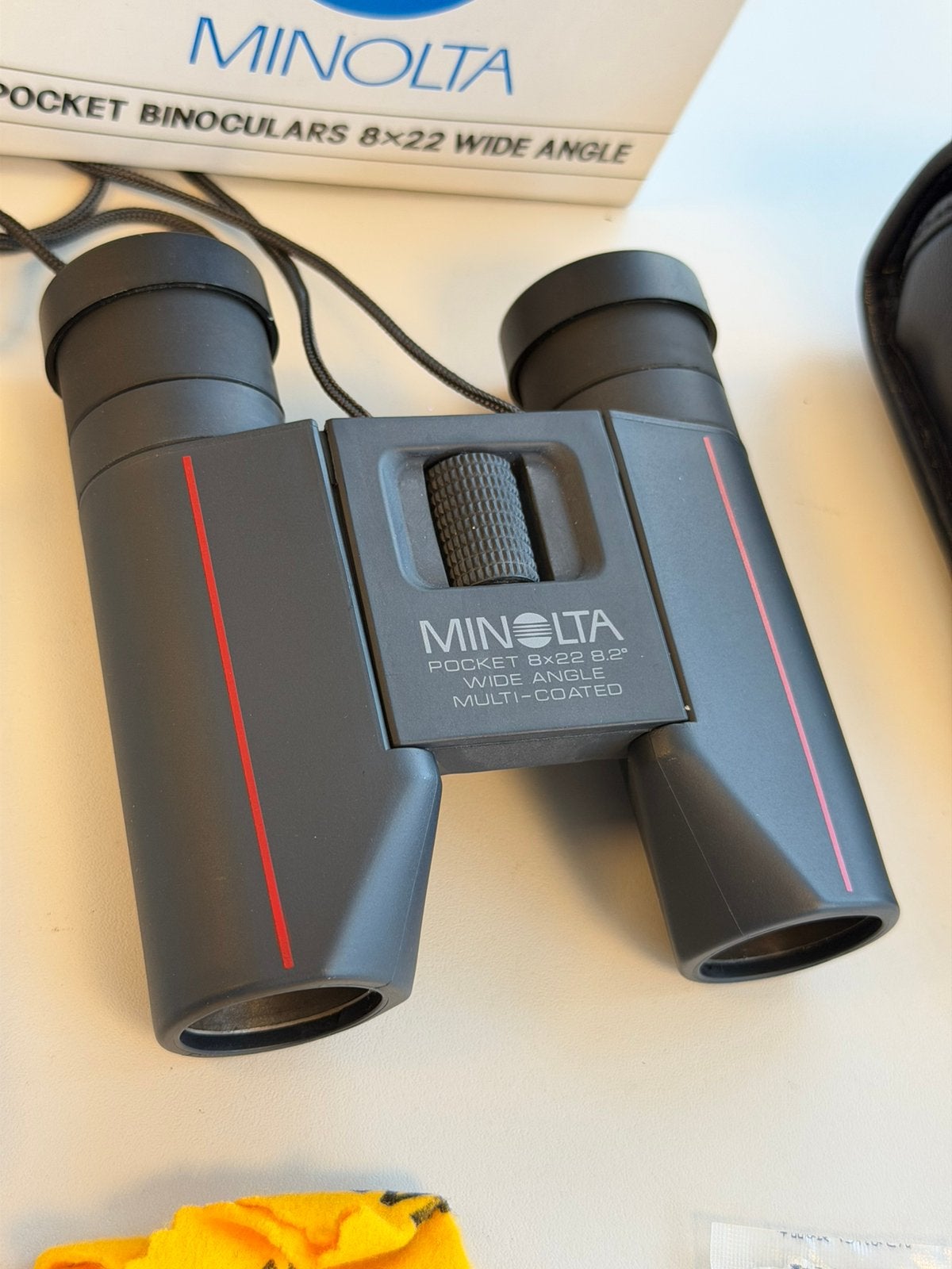 Minolta Pocket 8x22 Wide Angle Verrekijker Compleet pakket, Ophalen of Verzenden, Zo goed als nieuw, H, H