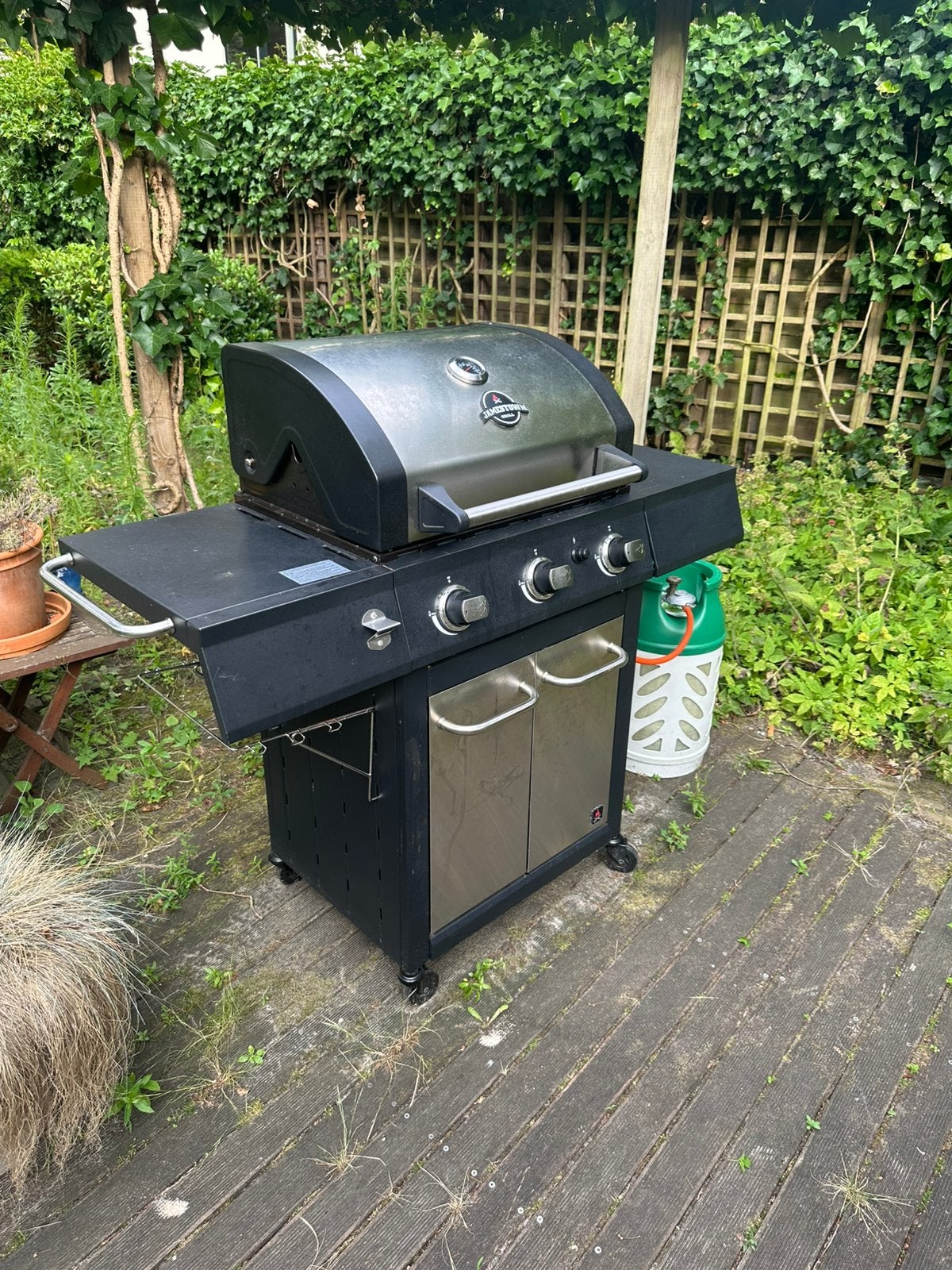 Gas BBQ met hoes, Ophalen, Gebruikt