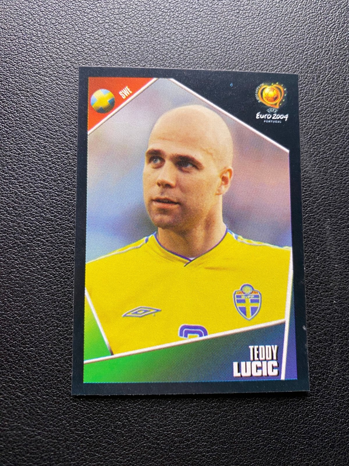 Teddy Lucic - Zweden - Panini Euro 2004, Ophalen of Verzenden, Zo goed als nieuw, Sticker