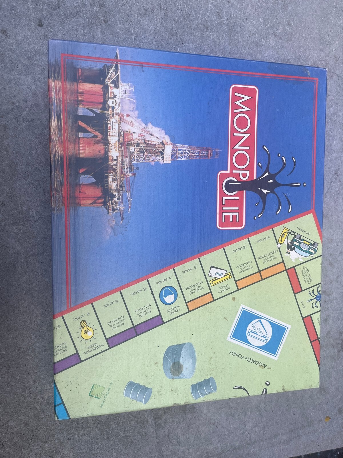 Monopoly Olie & Gas Editie - Uniek Bordspel, Hobby en Vrije tijd, Gezelschapsspellen | Bordspellen, Drie of vier spelers, Ophalen of Verzenden