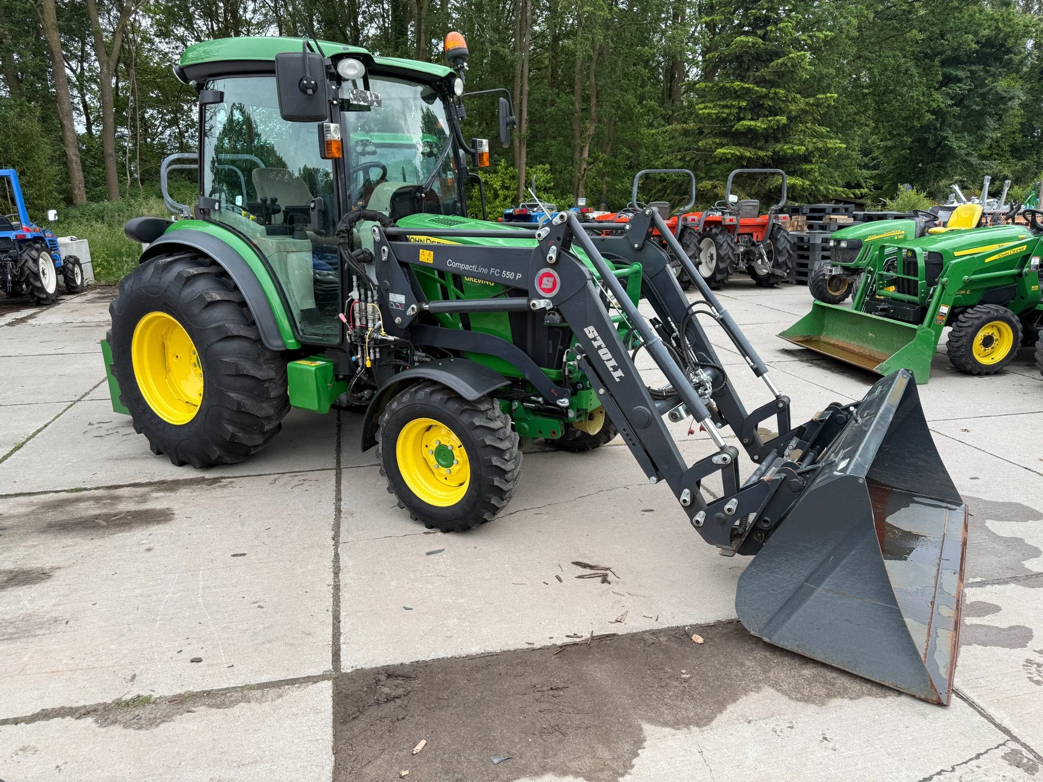 John Deere 4049R Met voorlader en Fronthef met Aftakas, Overige typen