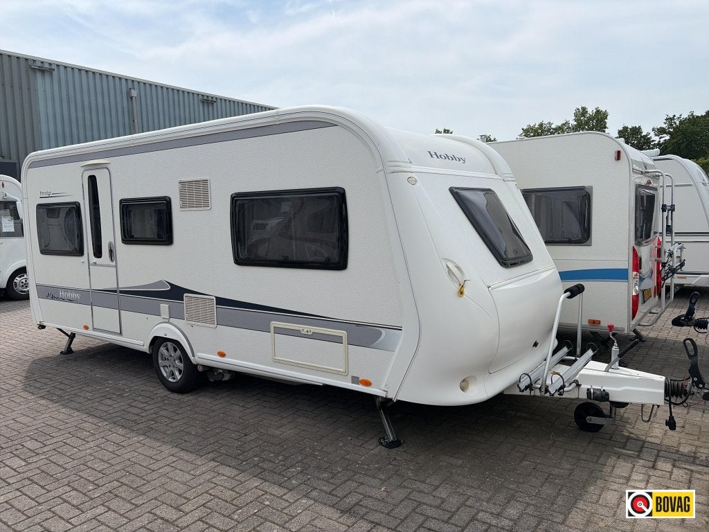 Hobby Prestige 495 UL Mover/Voortent/Luifel, Caravans en Kamperen, Caravans, Rondzit, Hobby, Bedrijf, Schokbreker