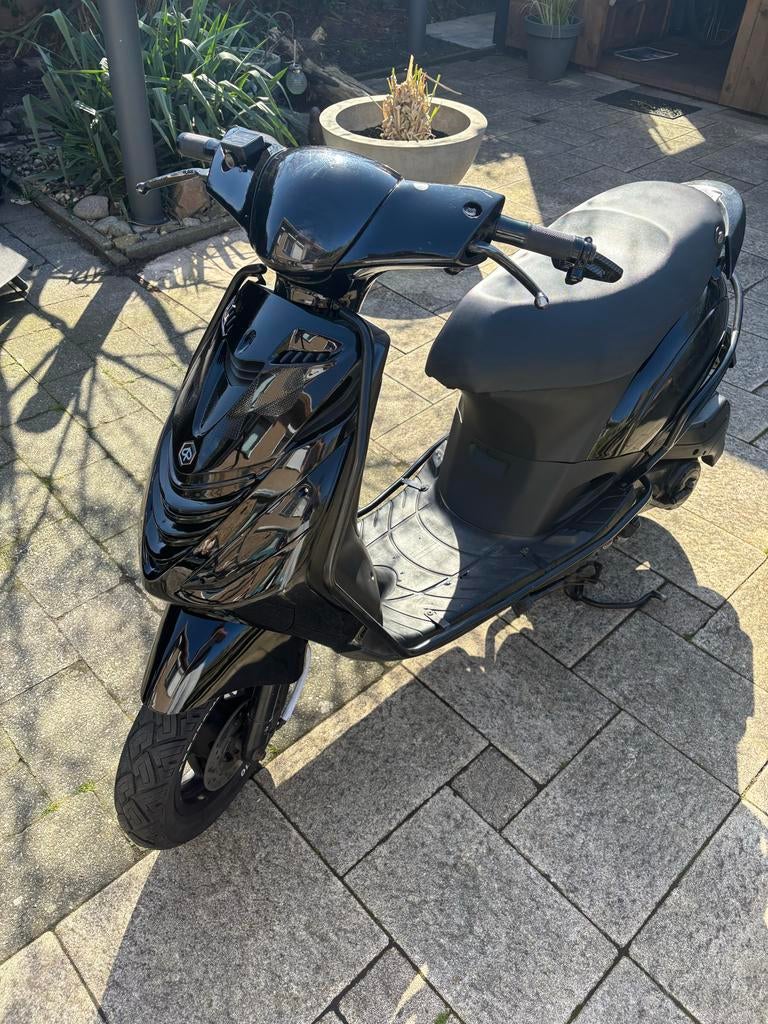 Piaggio Zip 4T 50cc Scooter - Zwart, Fietsen en Brommers, Scooters | Piaggio, Ophalen, Gebruikt, Maximaal 45 km/u, Zip