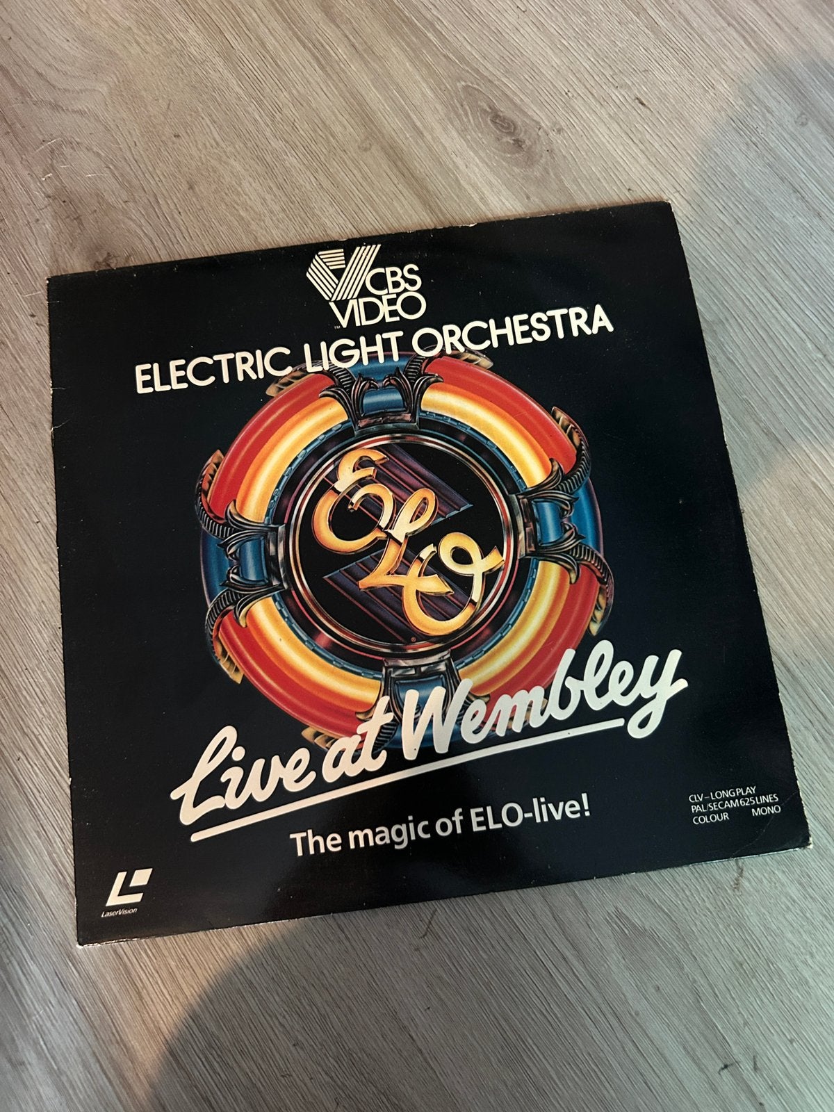 ELO Live at Wembley Laserdisc, Laservision, Alle leeftijden, Ophalen of Verzenden, Zo goed als nieuw