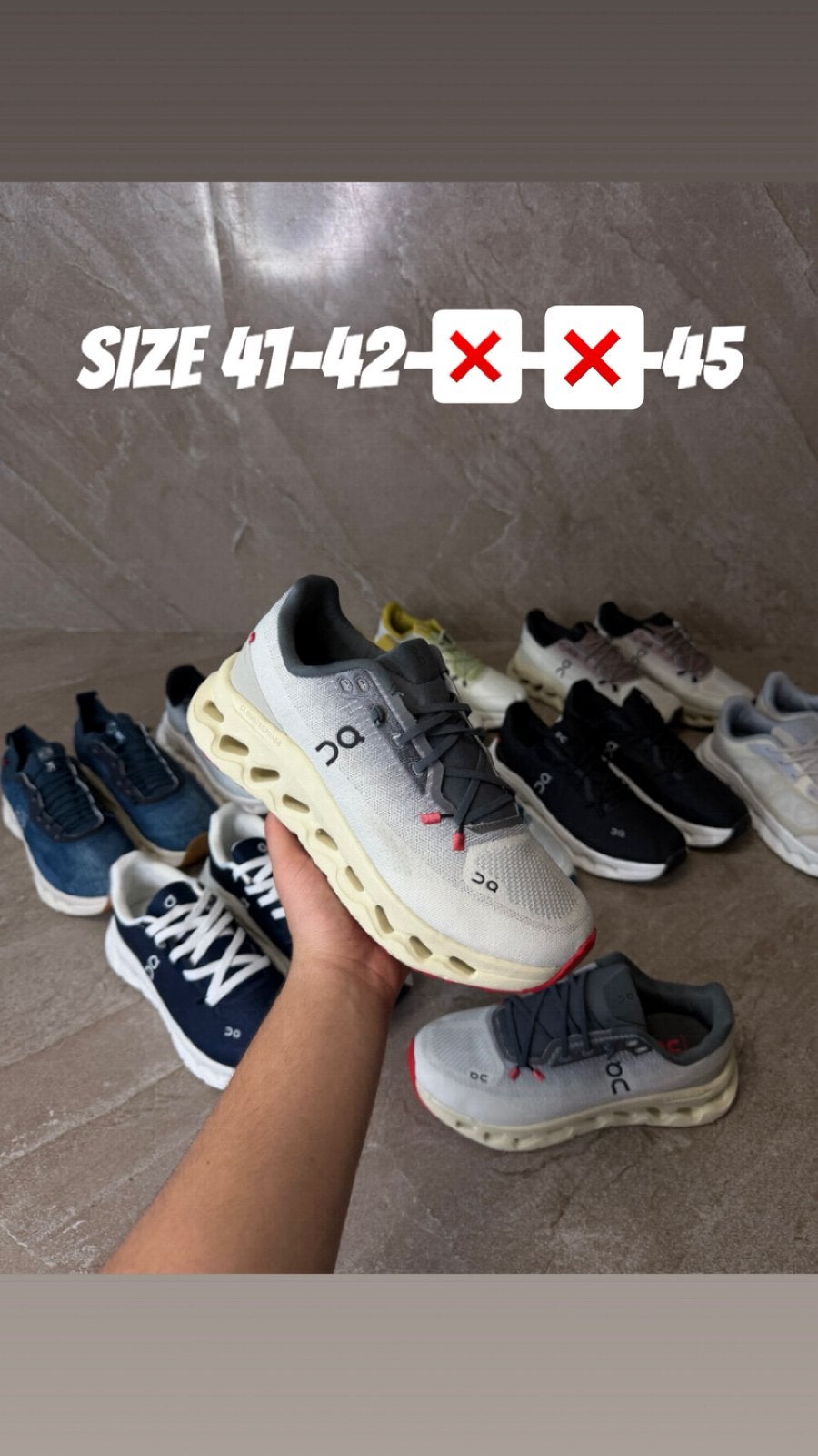 On Cloud sneakers - SIZE: 41-42-45, Wit, Nieuw, Ophalen of Verzenden, Sneakers of Gympen