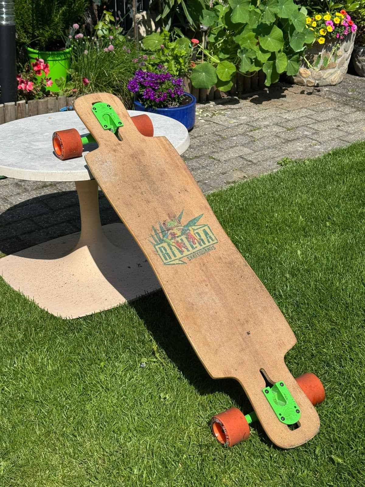 Longboard, Ophalen of Verzenden, Zo goed als nieuw, Skateboard, Longboard