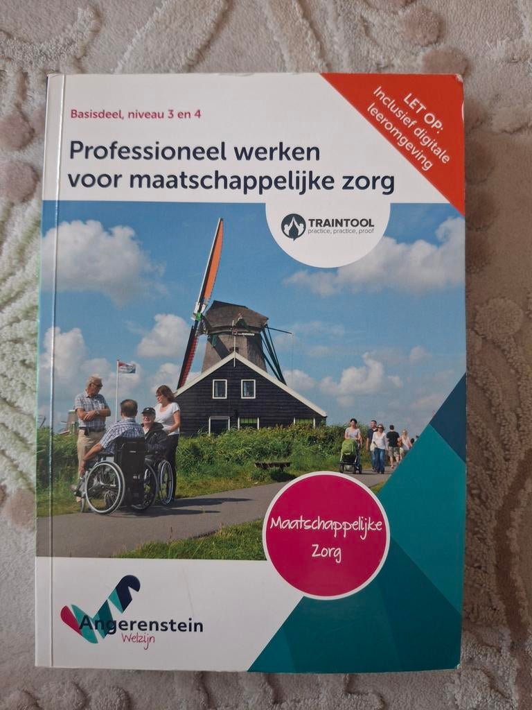 Professioneel werken voor maatschappelijke zorg, Boeken, Ophalen of Verzenden, Gamma, Zo goed als nieuw, MBO