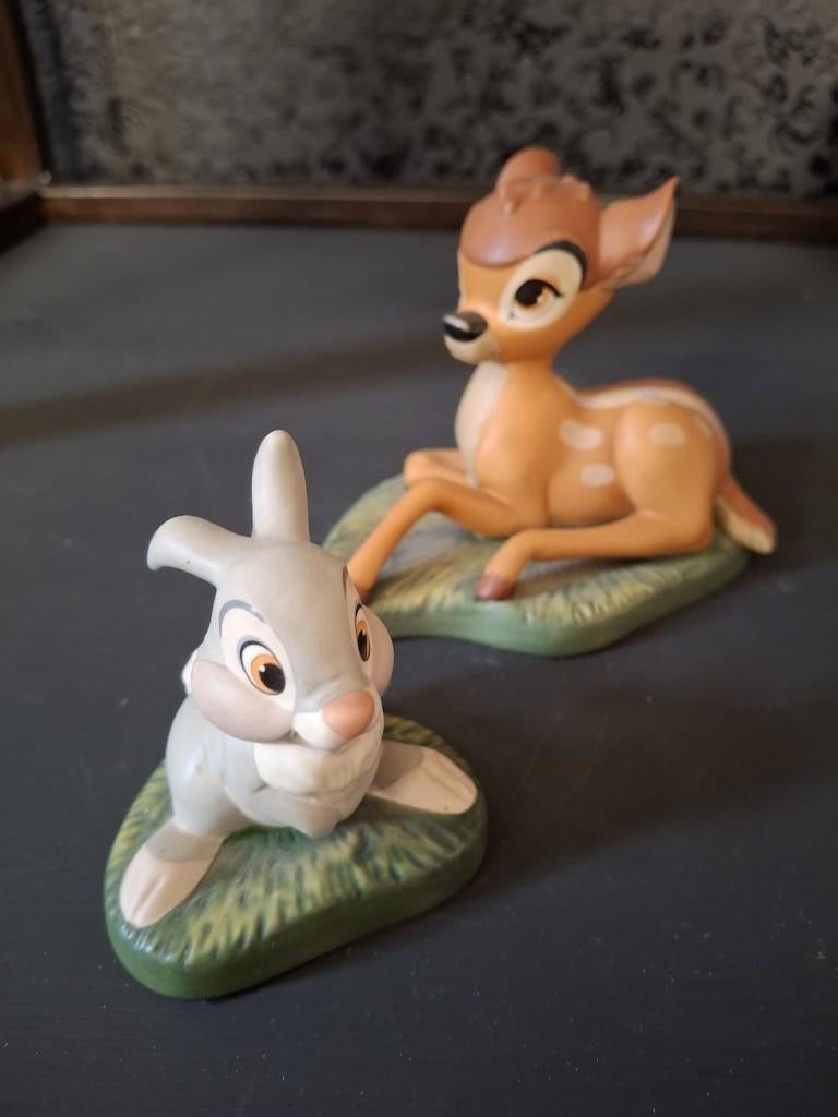 bambi en stampertje beeldje, WDCC, Verzamelen, Disney, Ophalen, Bambi of Dumbo, Zo goed als nieuw, Beeldje of Figuurtje