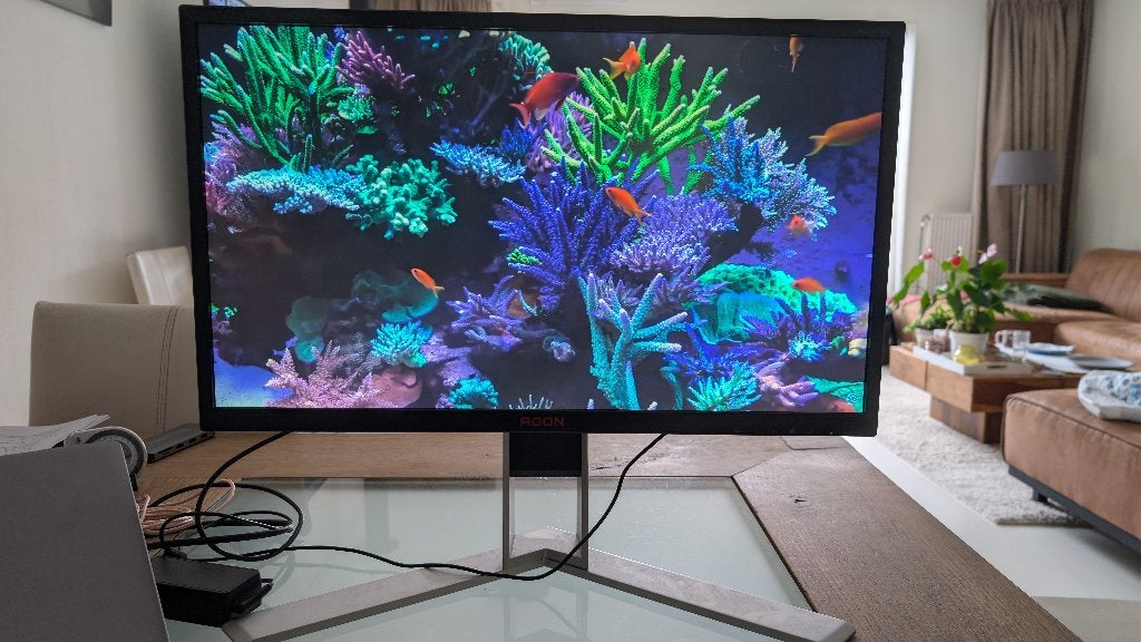 AOC AGON AG241QG, Gebruikt, In hoogte verstelbaar, 3 tot 5 ms, Aoc