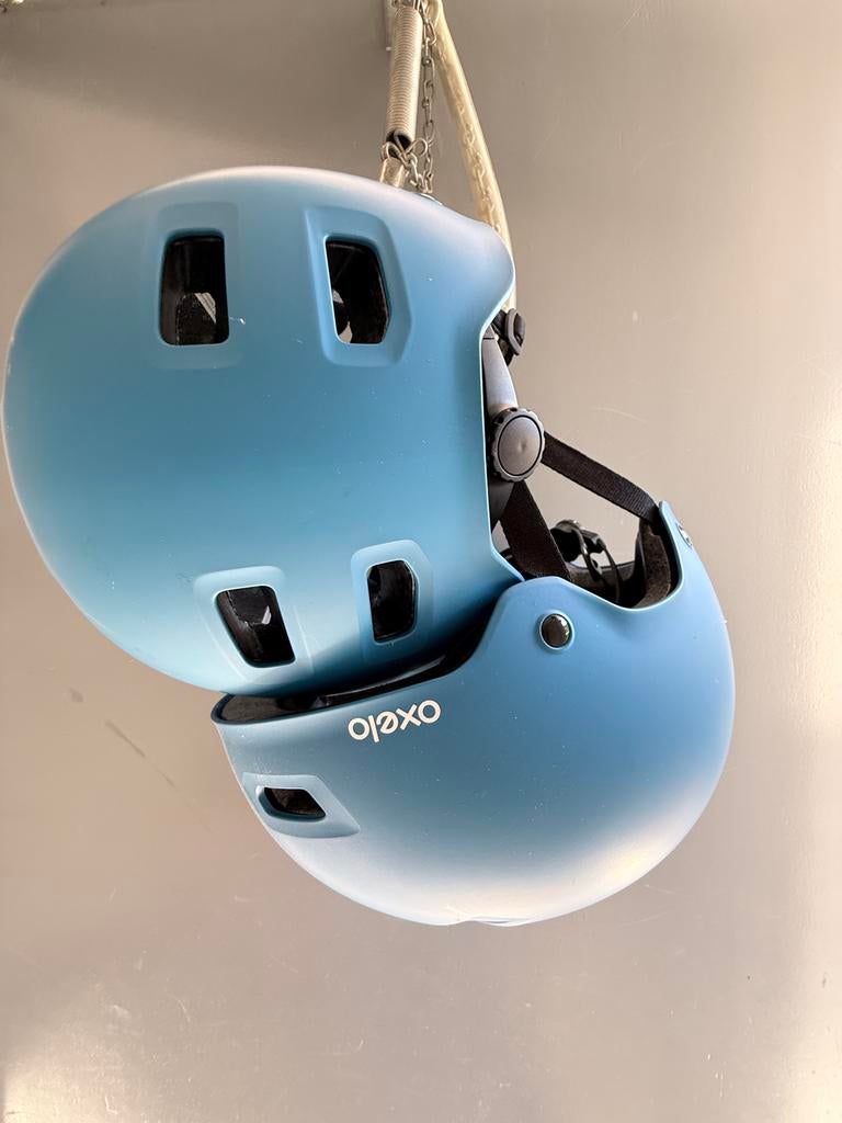 Oxelo Skatehelm - Blauw (2 stuks), Ophalen of Verzenden, Gebruikt, Overige maten, Jongen of Meisje
