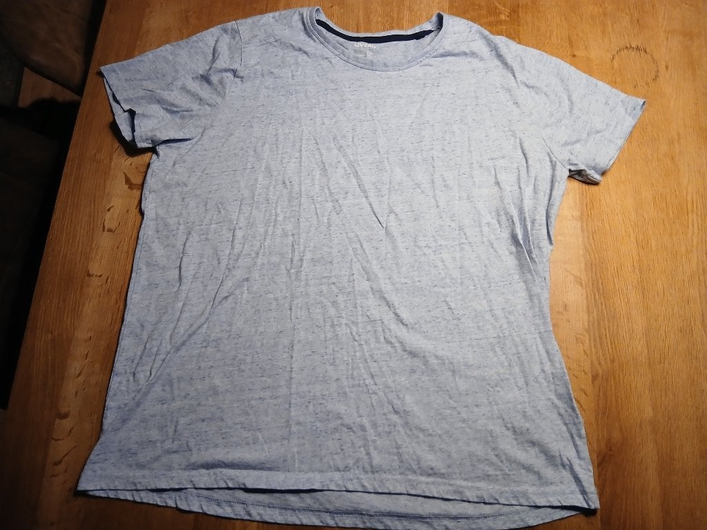 LIVERGY blauw t-shirt maat XXL, Kleding | Heren, Ophalen of Verzenden, Gedragen, Maat 56/58 (XL), Blauw