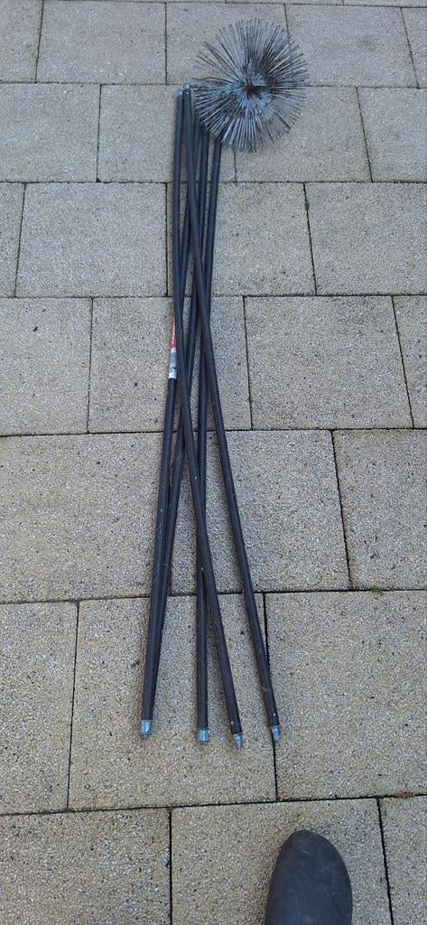 Schoorsteen veeg set, Ophalen