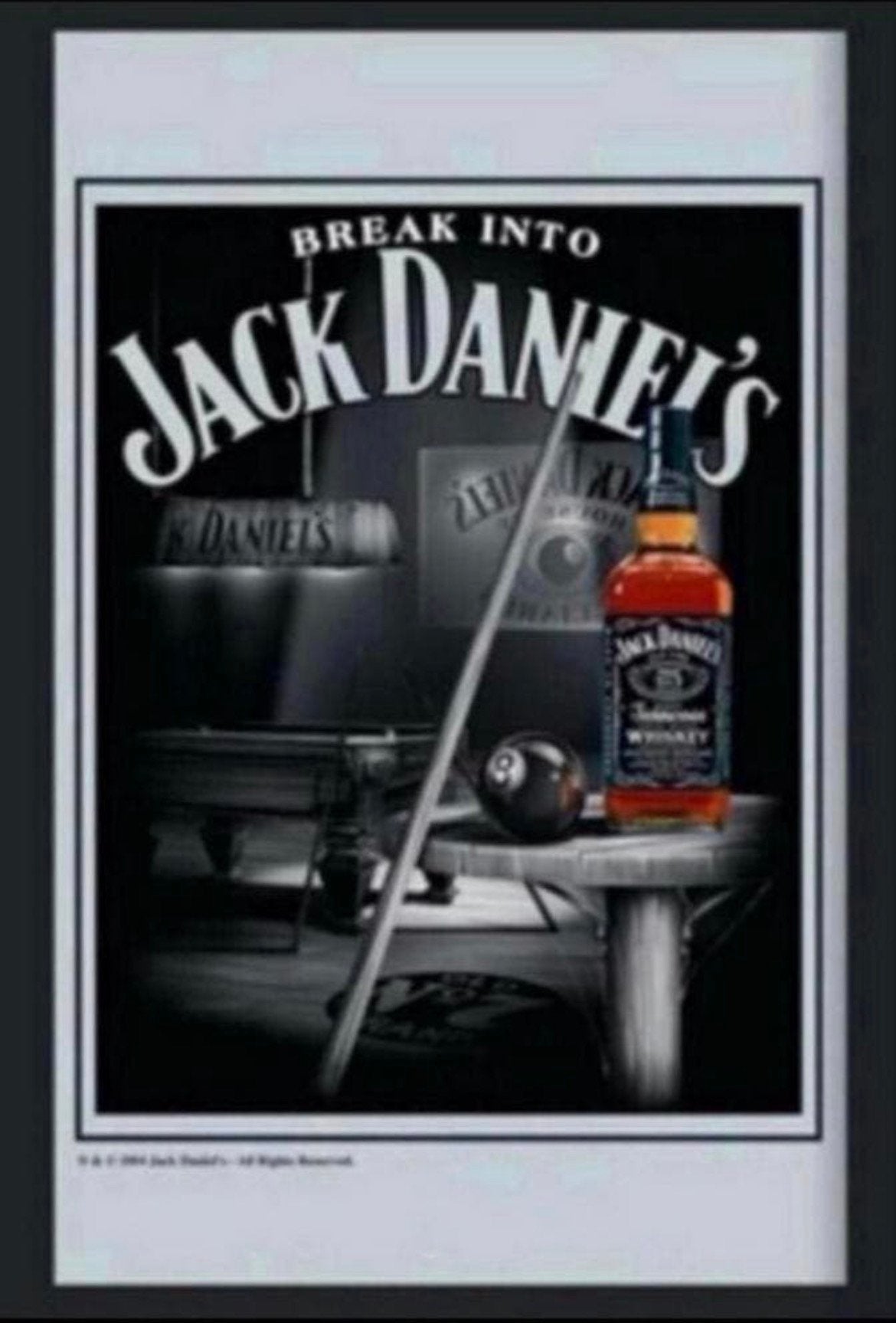 Design Spiegel Jack Daniel’s voor aan elke muur of mancave, Ophalen of Verzenden, Zo goed als nieuw, Overige typen