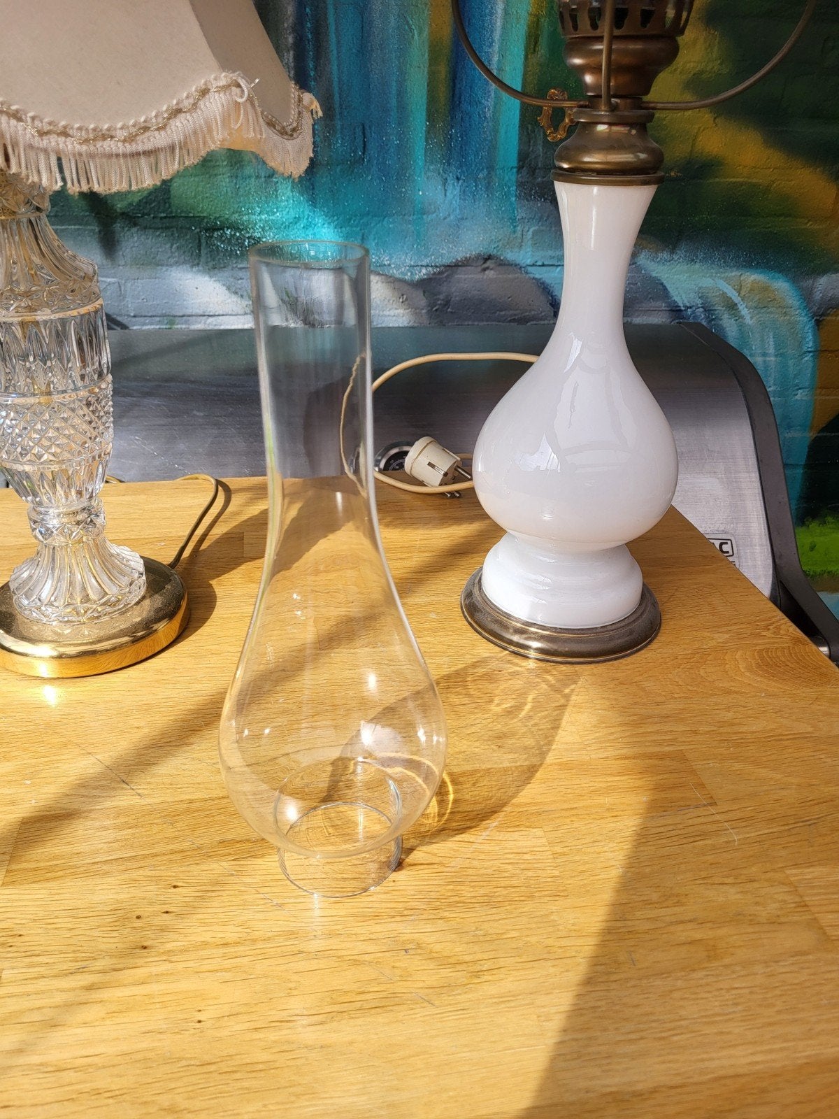TE KOOP ANTIEK LAMPEN TWEE, Ophalen of Verzenden