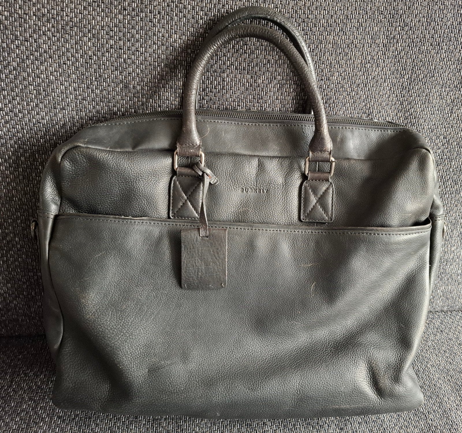Burkely leren laptoptas, Computers en Software, Burkely, Ophalen of Verzenden, Zo goed als nieuw, Zwart