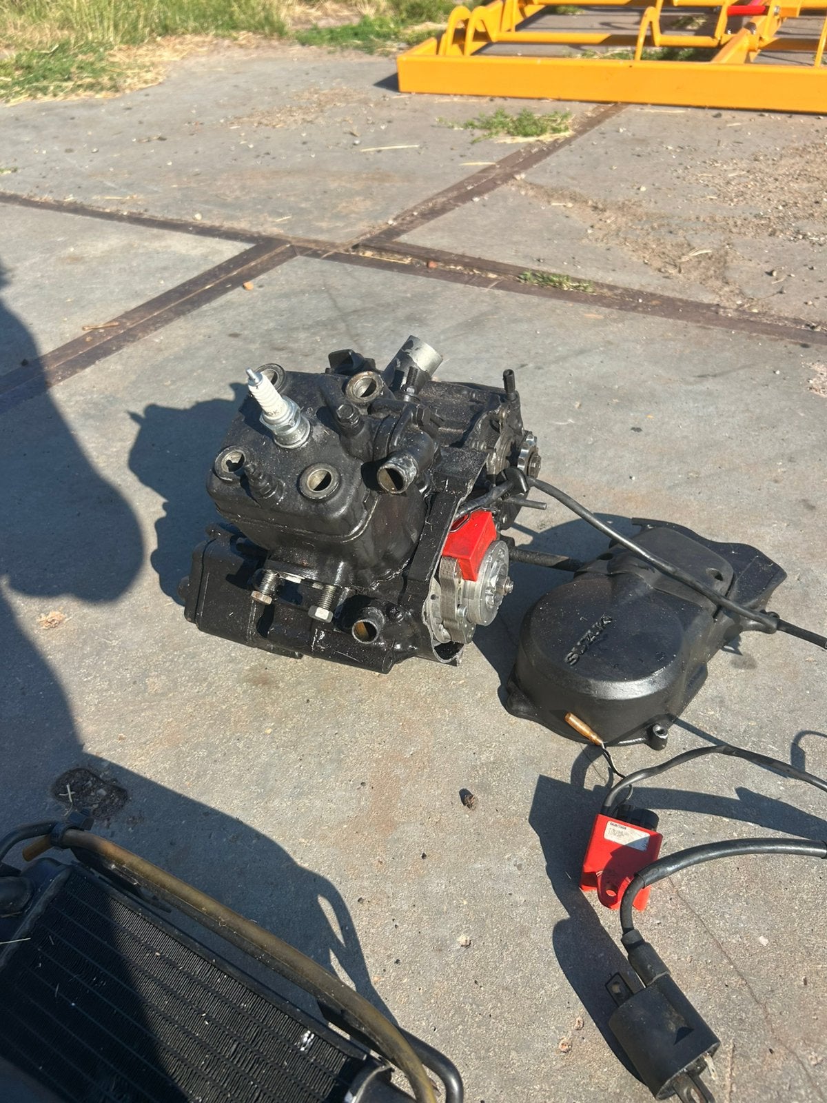 Suzuki TS80X / RG80 Motorblok compleet, Ophalen