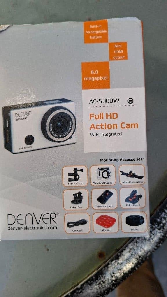 Denver WiFi Full HD Action Cam, Ophalen of Verzenden, Nieuw, Overige merken